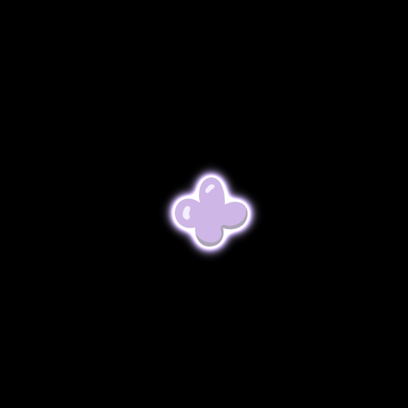 Looping 2D animation of cloud-style visual effects created in Toon Boom Harmony frame by frame.