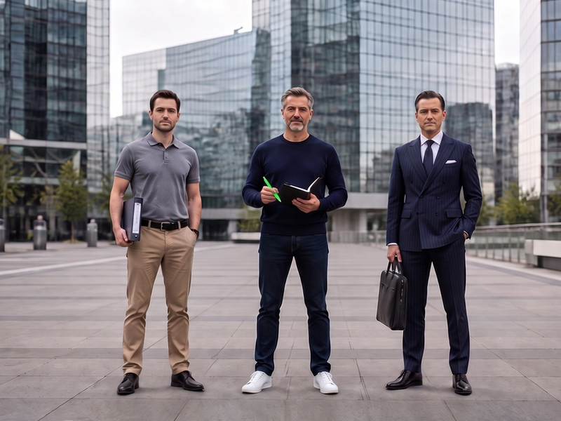 A business coach, Growth Advisor and Management Consultant standing next to each other