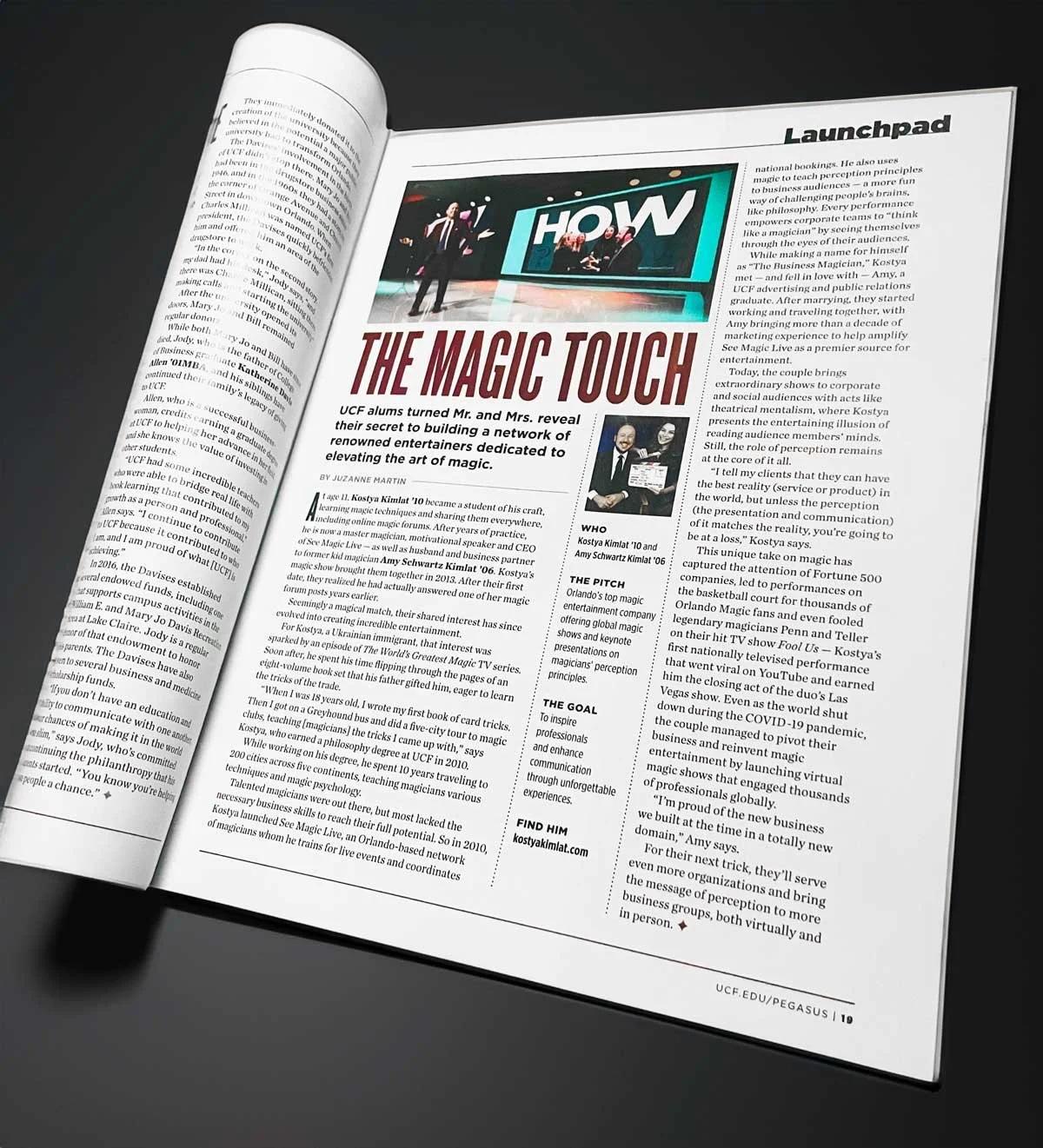 UCF Alum Turned Keynote Speaker &amp; Magician