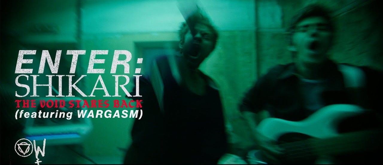 Enter Shikari and Wargasm performing, The Void Stares Back