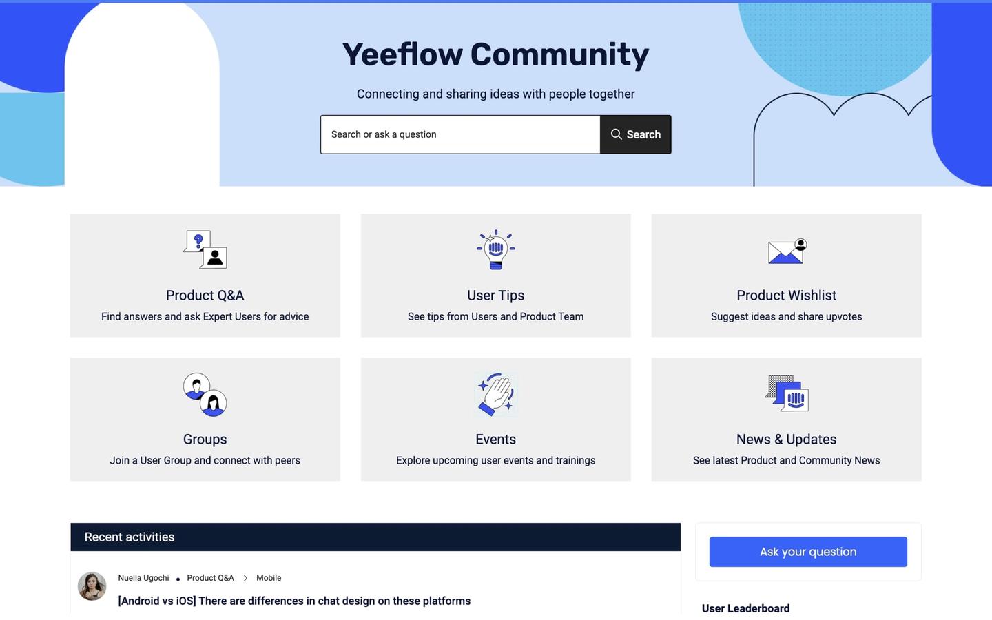 Internal Employee Community preview screenshot 1