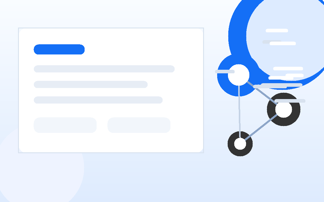 Abstract illustration for Invoice Exception Agent, showing invoice review and finance exception handling.