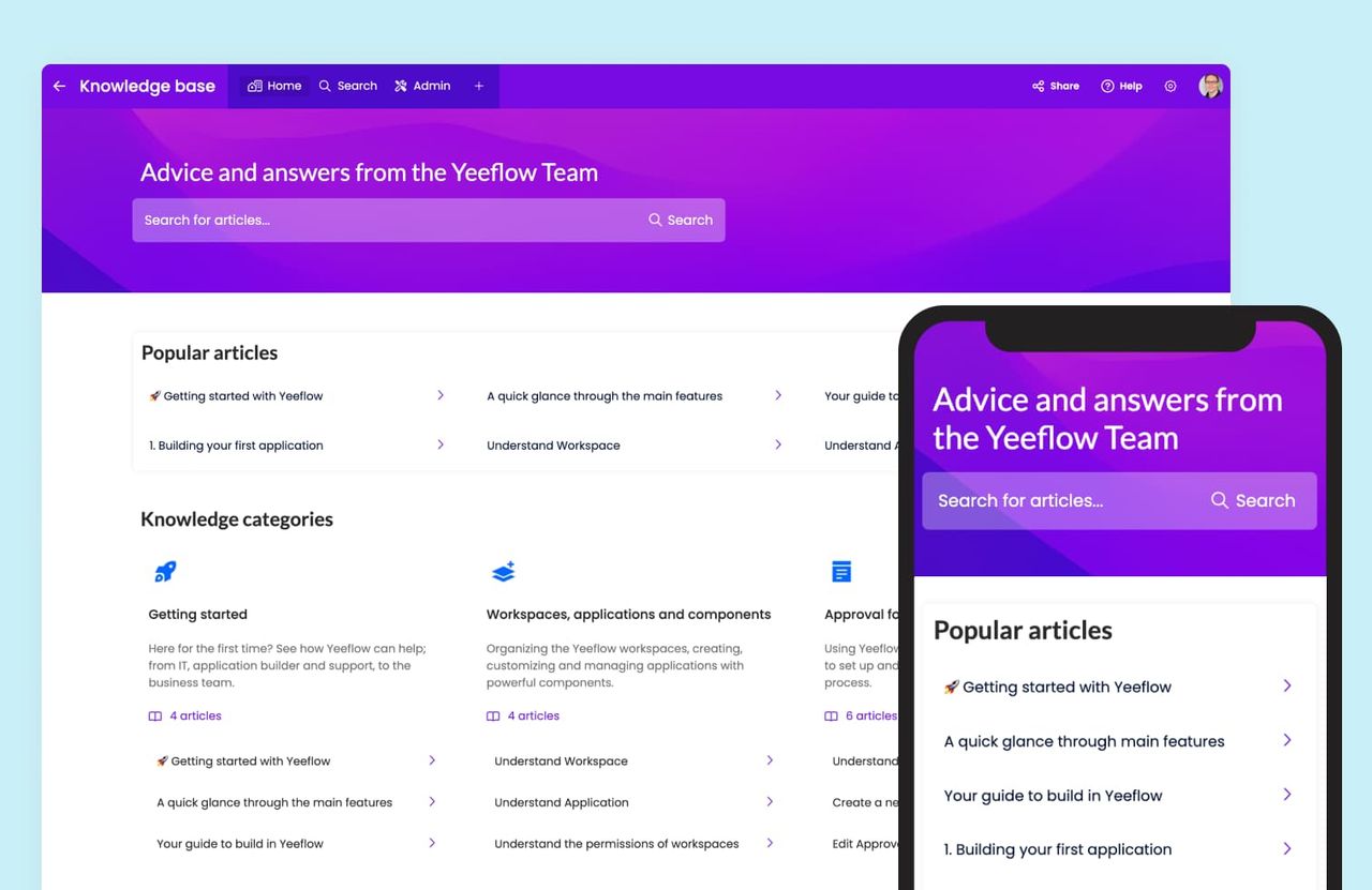 Yeeflow template | Knowledge base