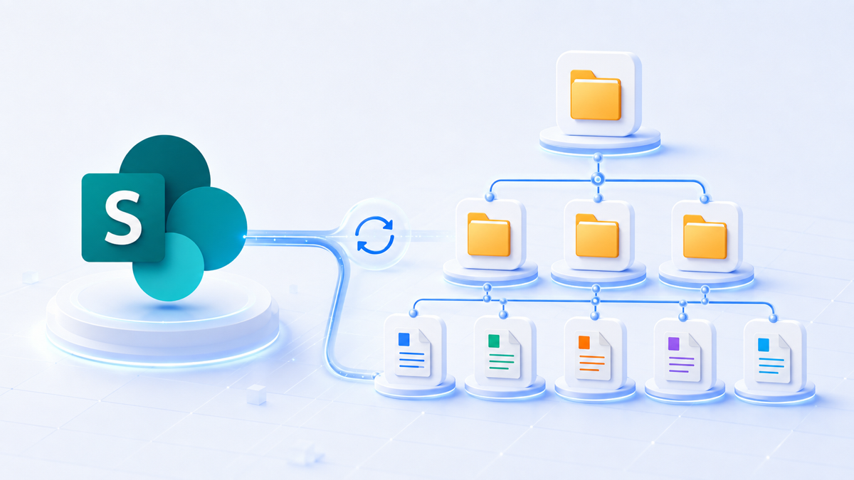 SharePoint Document Library Browser template illustration