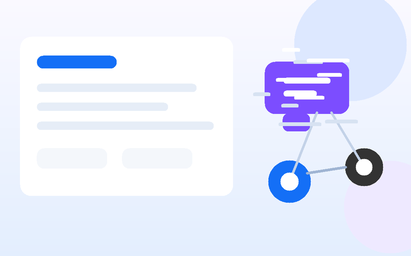 Abstract illustration for Contract Review Copilot, showing contract review and legal operations guidance.