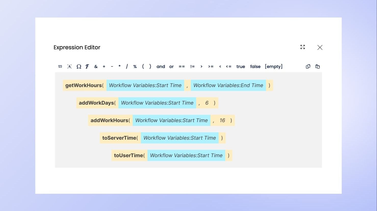 Introducing new working calendar functions in expression editor product update image