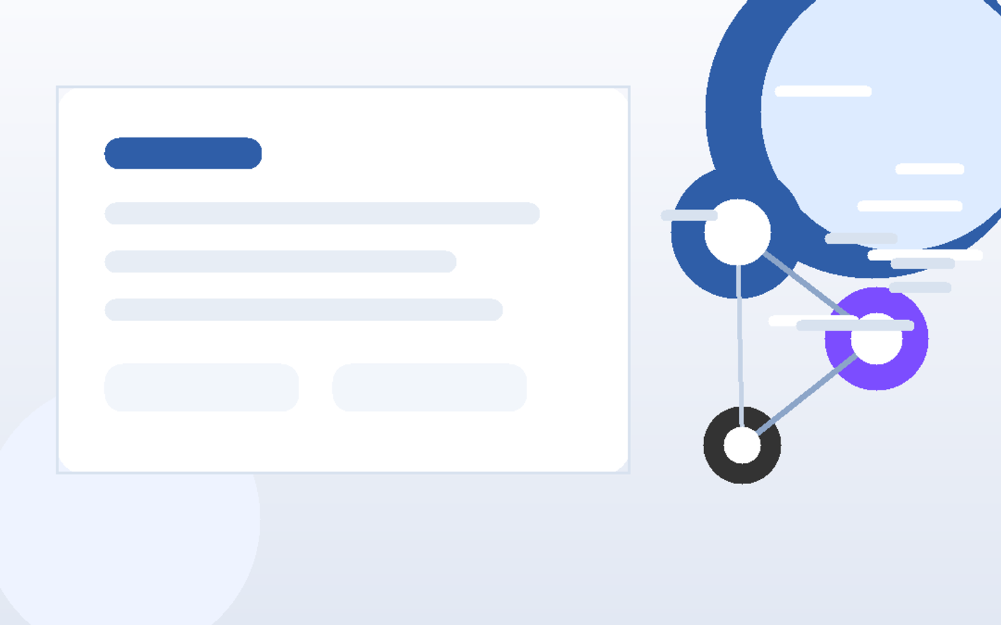 Abstract illustration for Contract Review Agent, showing contract review and legal operations.
