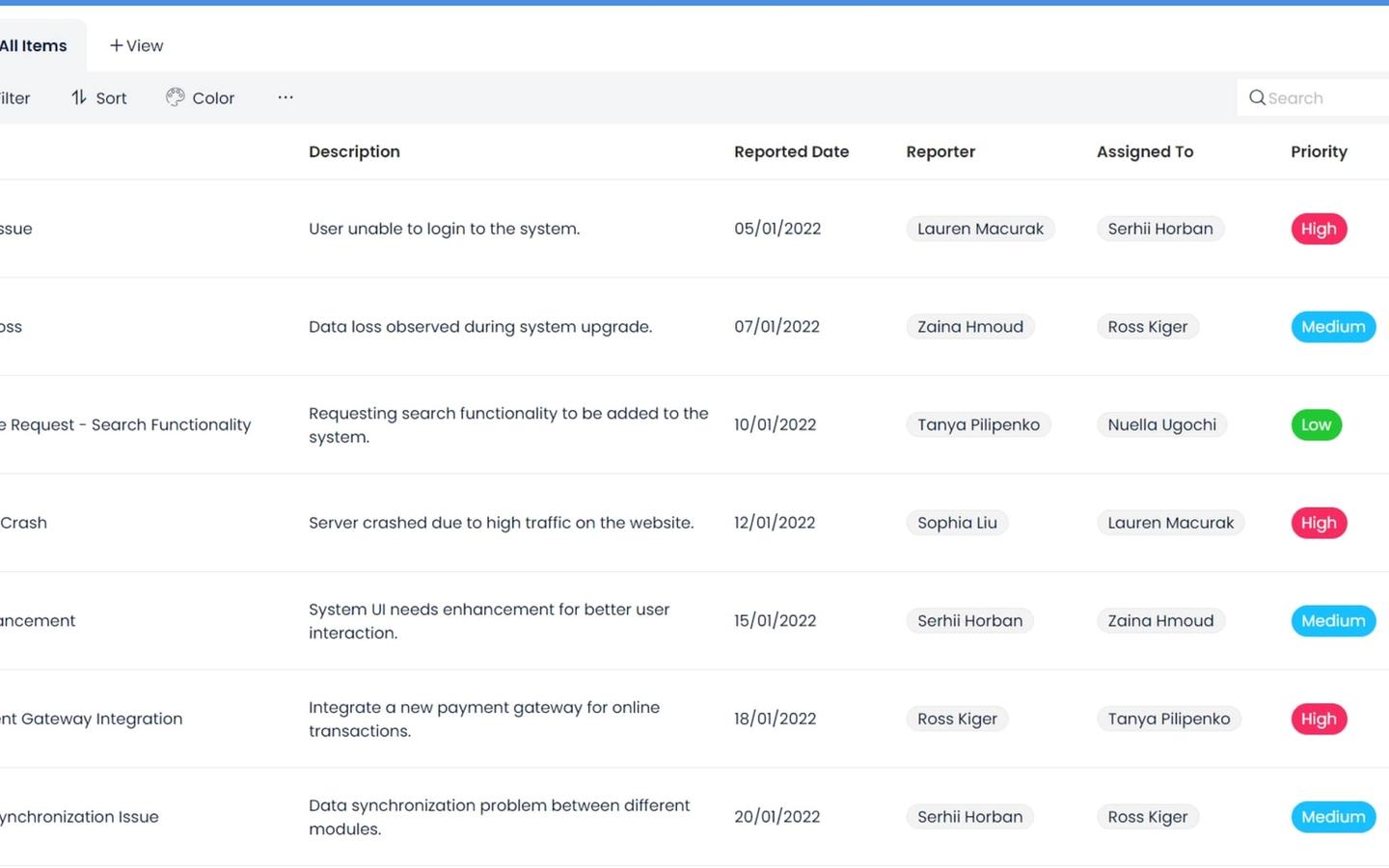 Issue Tracking preview screenshot 1