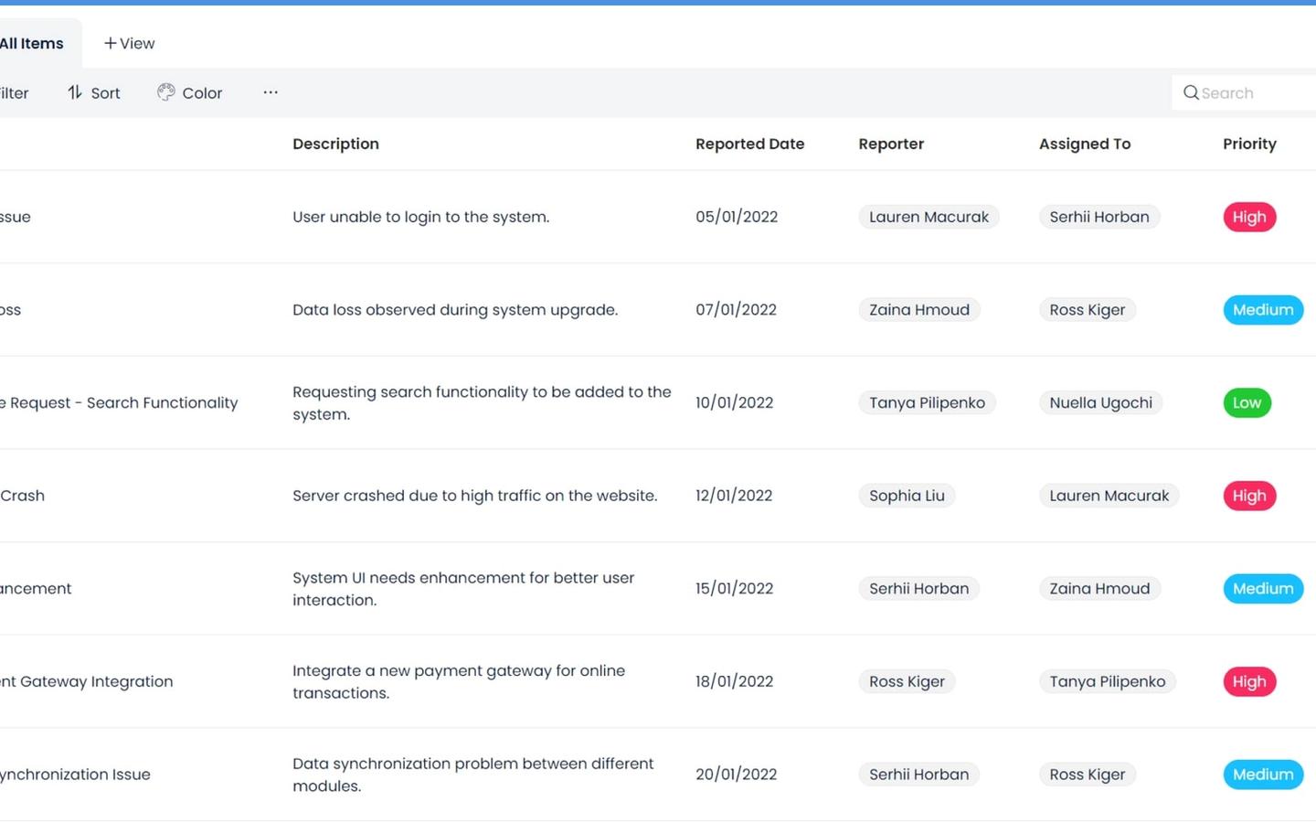 Issue Tracking preview screenshot 1