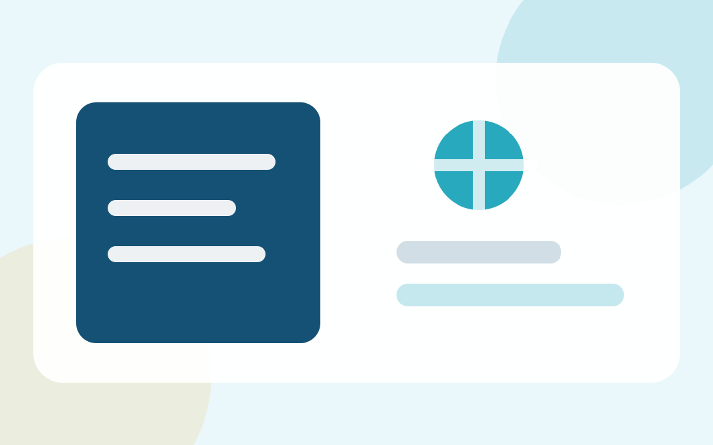 Abstract illustration for KPI Card Set, showing KPI monitoring and dashboard summaries.