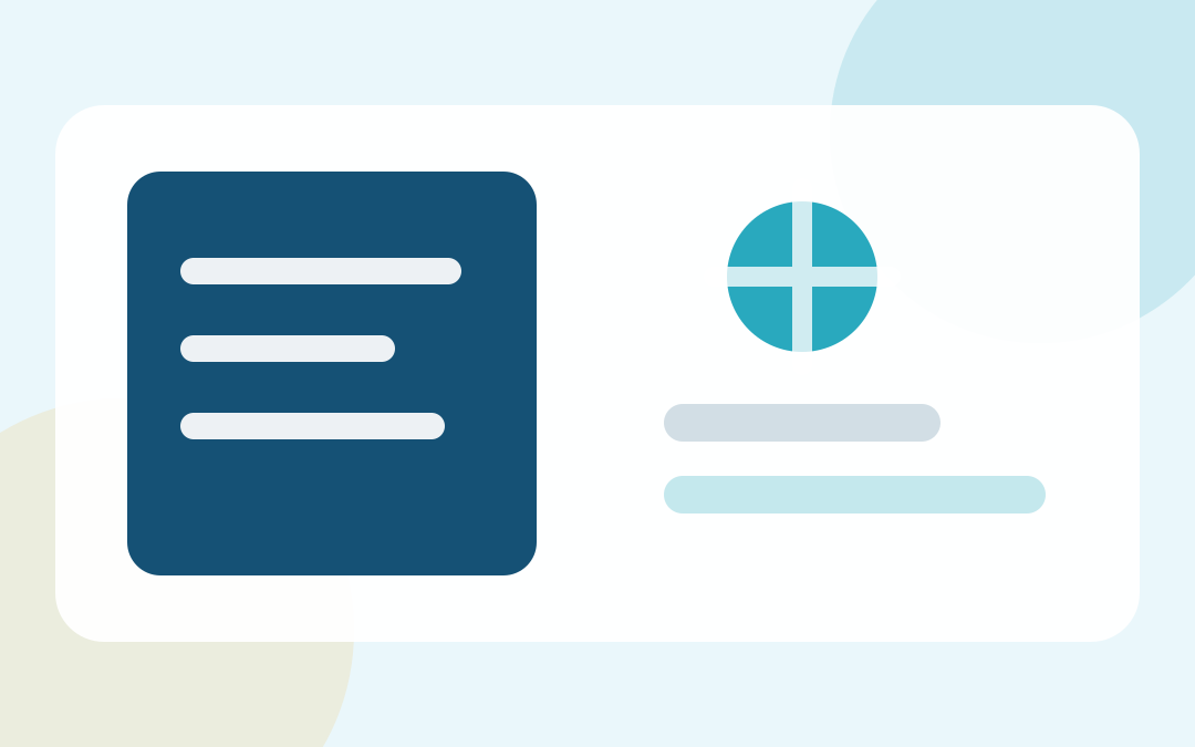 Abstract illustration for KPI Card Set, showing KPI monitoring and dashboard summaries.