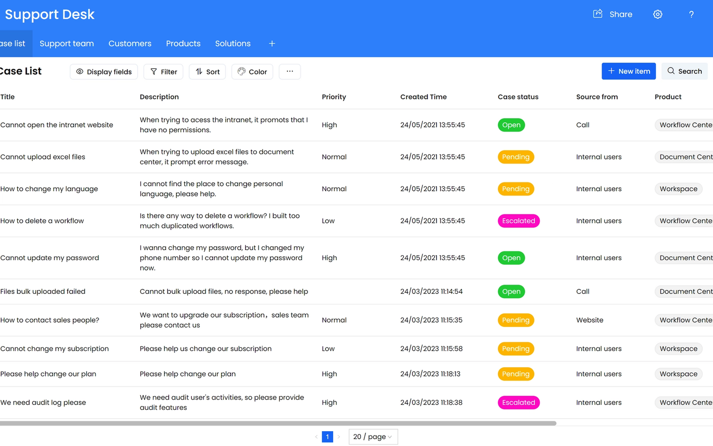 Support Desk preview screenshot 1