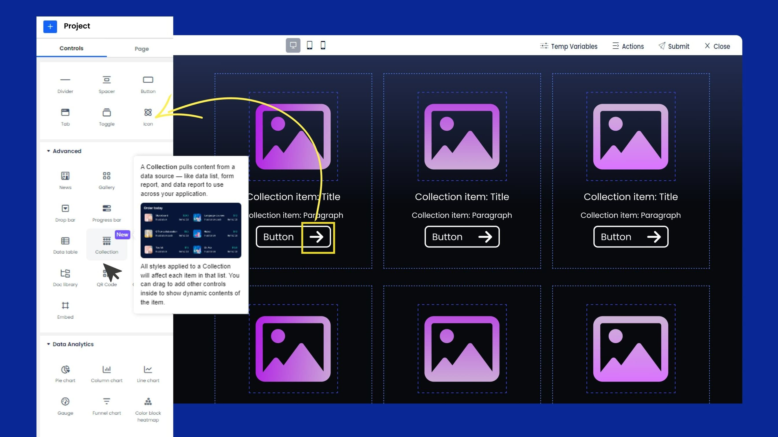 🚀 Discover the Latest: Introducing 'Icon' and 'Collection' Features for a More Dynamic Experience! 🎉 product update image