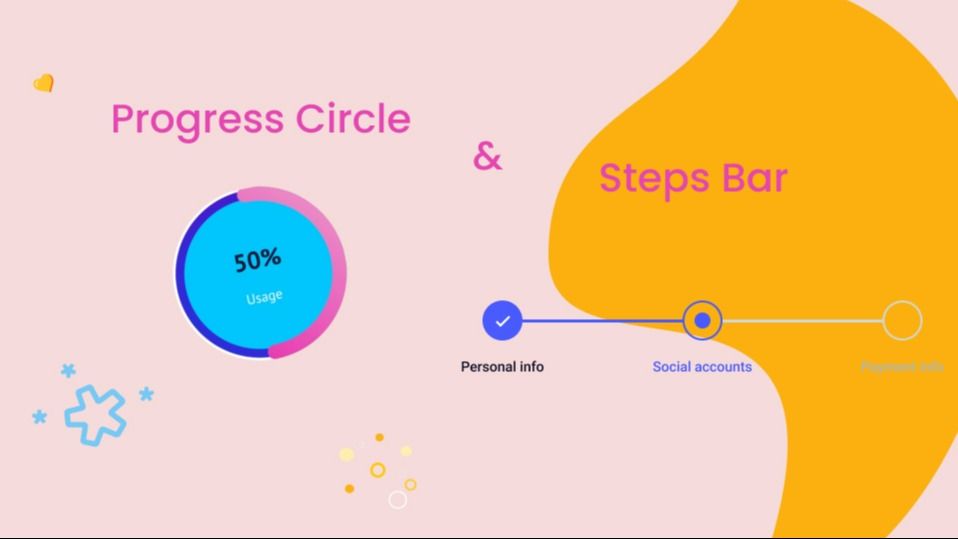 Introducing the New Progress Circle and Steps Bar product update image