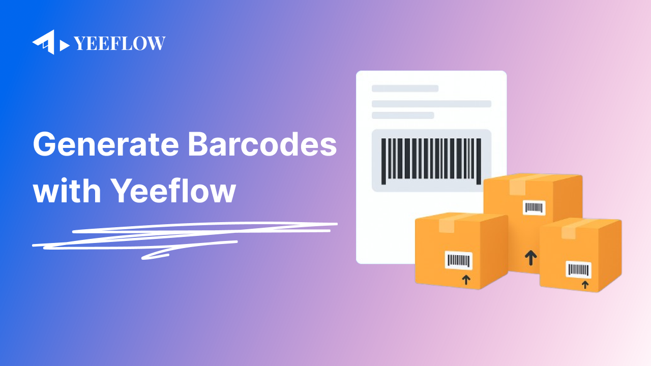 🚀New Feature: Barcode Scan Action in Yeeflow product update image