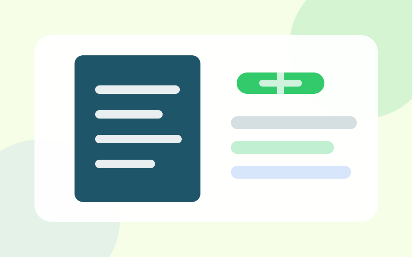 Abstract illustration for Audit Finding Report, showing document generation and business workflow.