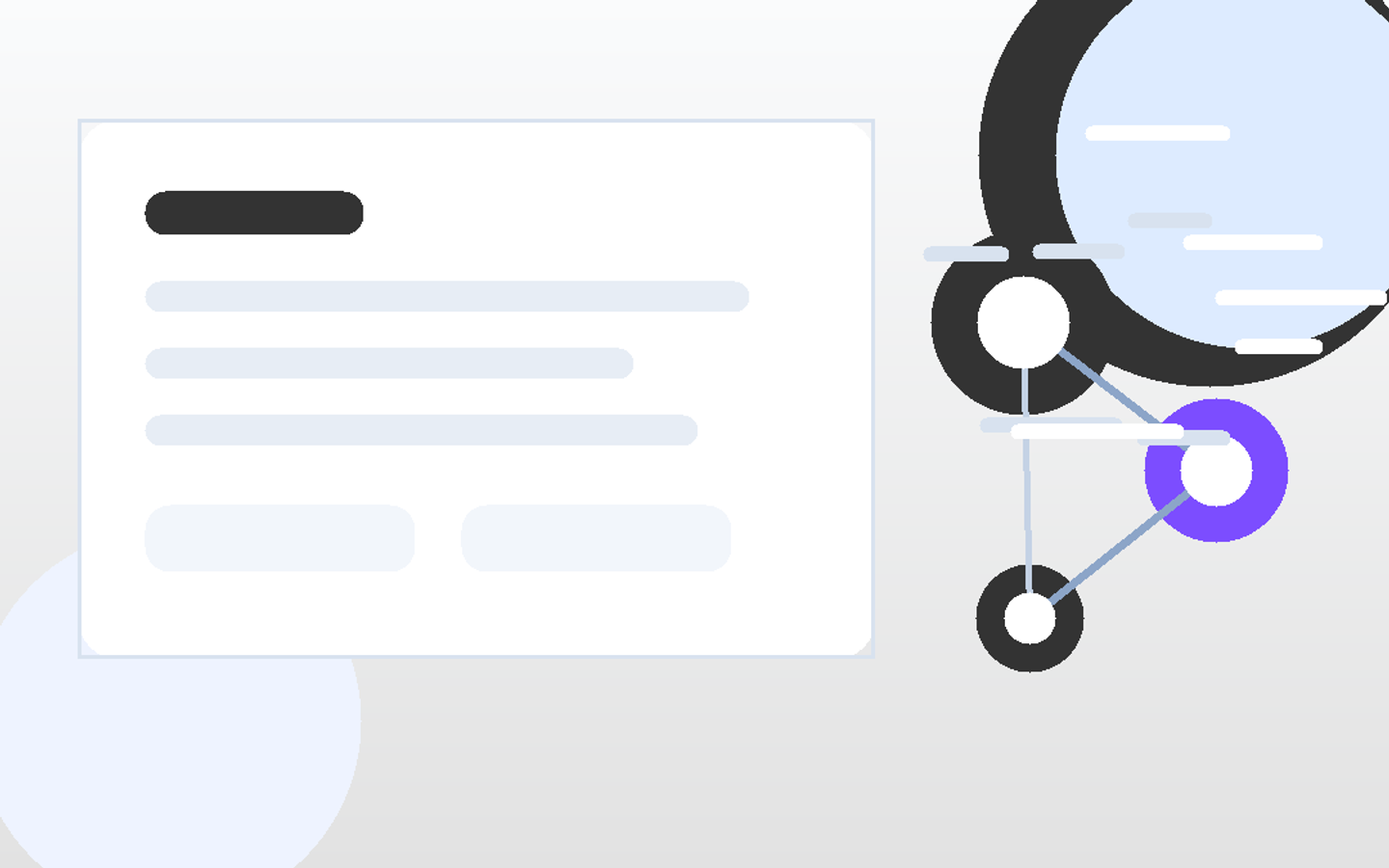 Abstract illustration for Project Risk Briefing Agent, showing project risk summary and stakeholder briefing.