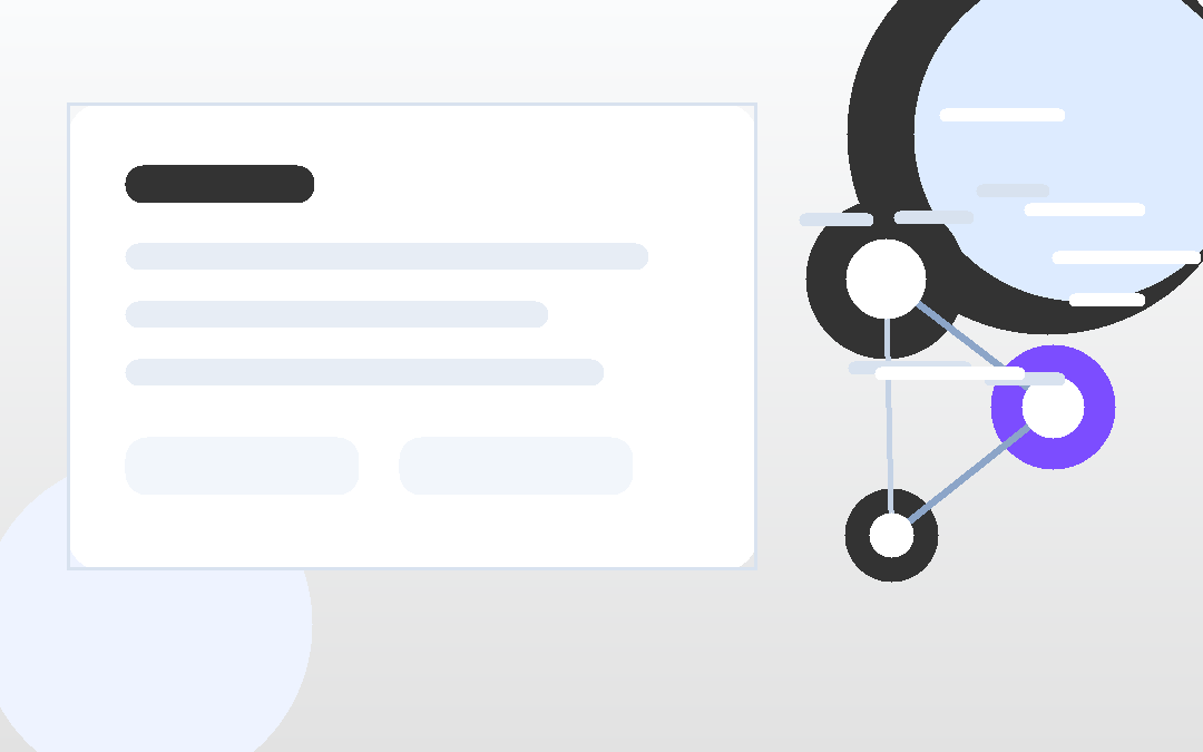 Abstract illustration for Project Risk Briefing Agent, showing project risk summary and stakeholder briefing.