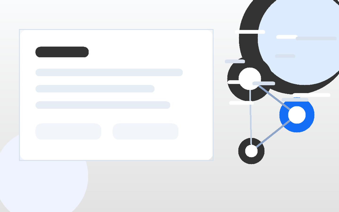 Abstract illustration for Executive Briefing Agent, showing summarized business insights for leadership.