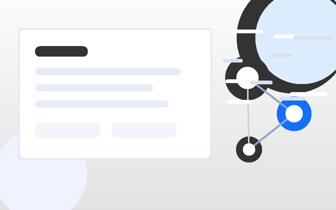 Abstract illustration for Executive Briefing Agent, showing summarized business insights for leadership.