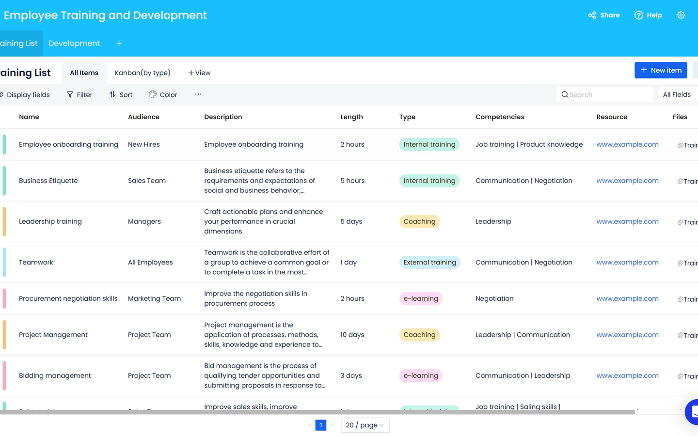 Employee Training and Development preview screenshot 1