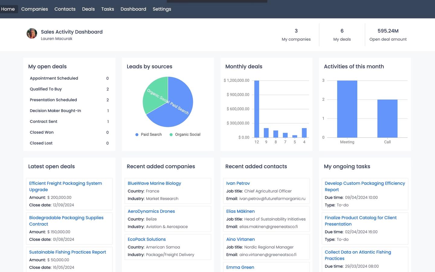 CRM - Customer relationship management preview screenshot 1