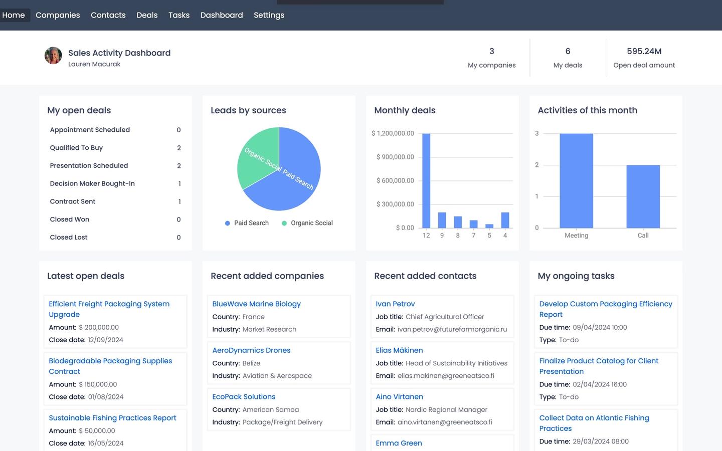 CRM - Customer relationship management preview screenshot 1