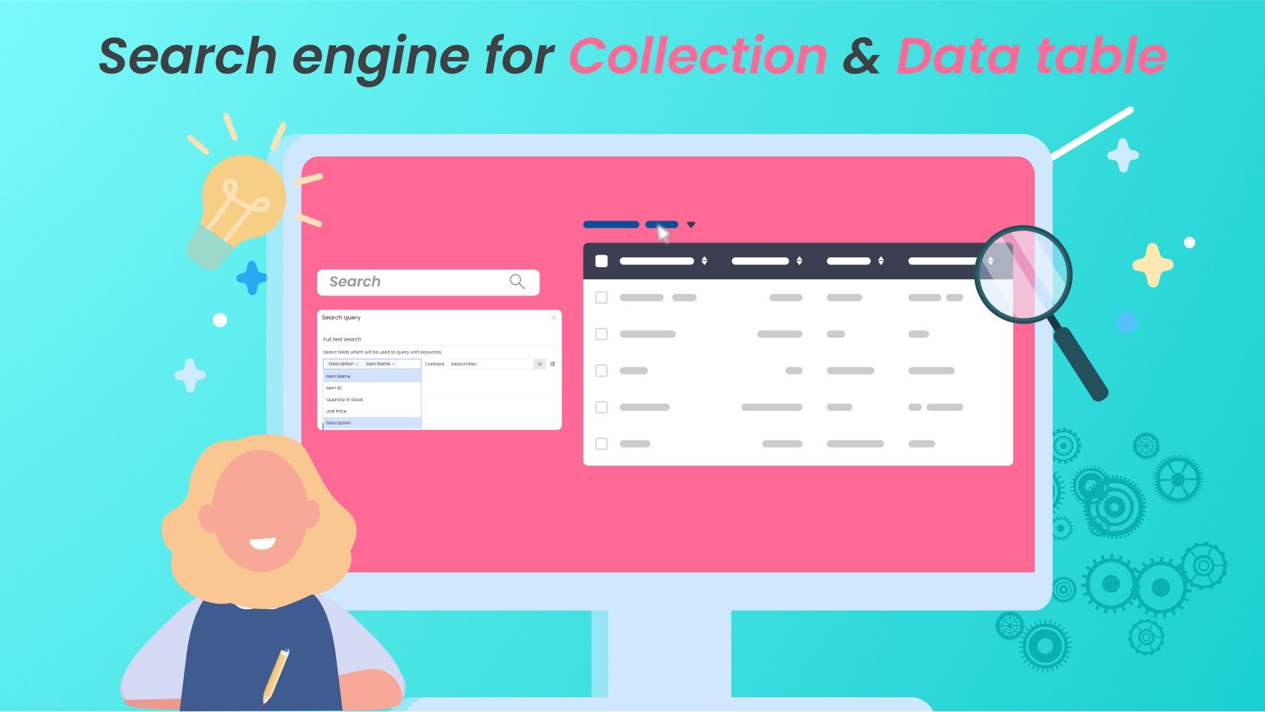 🌟 Full Text Search for Collections & Data Tables 🚀 product update image