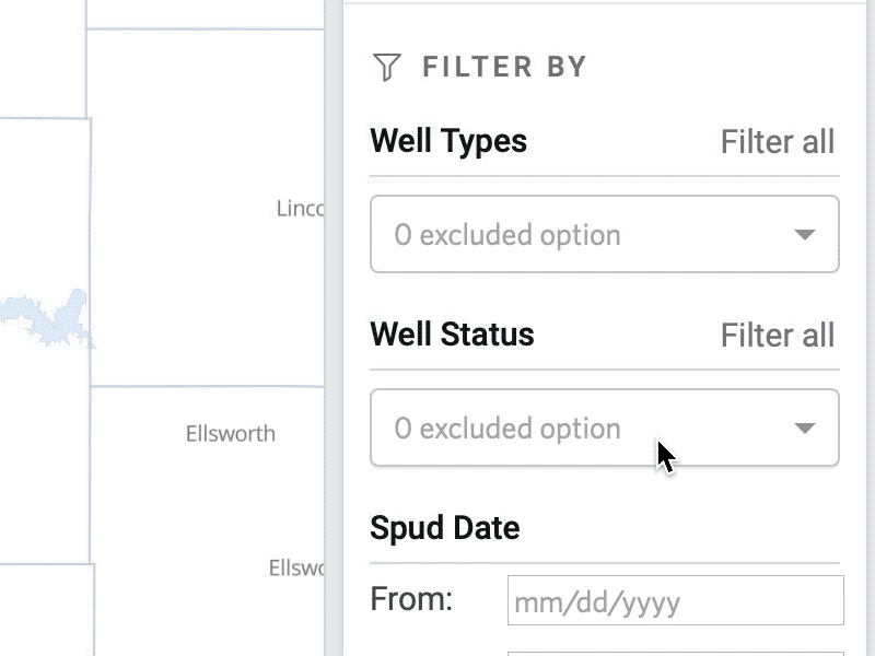 data filter and reset