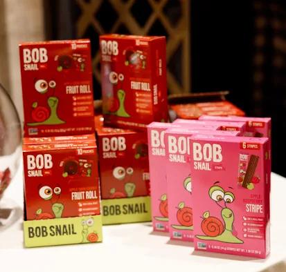 Partner snack boxes displayed at a YFS event