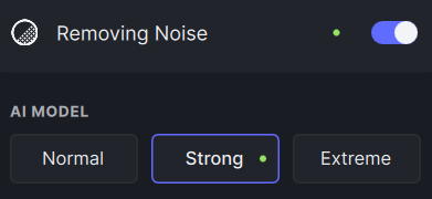 Switch Remove Noise Model