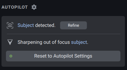 Reset to Autopilot