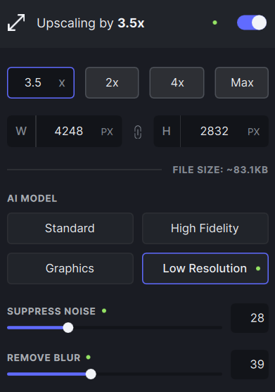 Enhance Resolution Autopilot