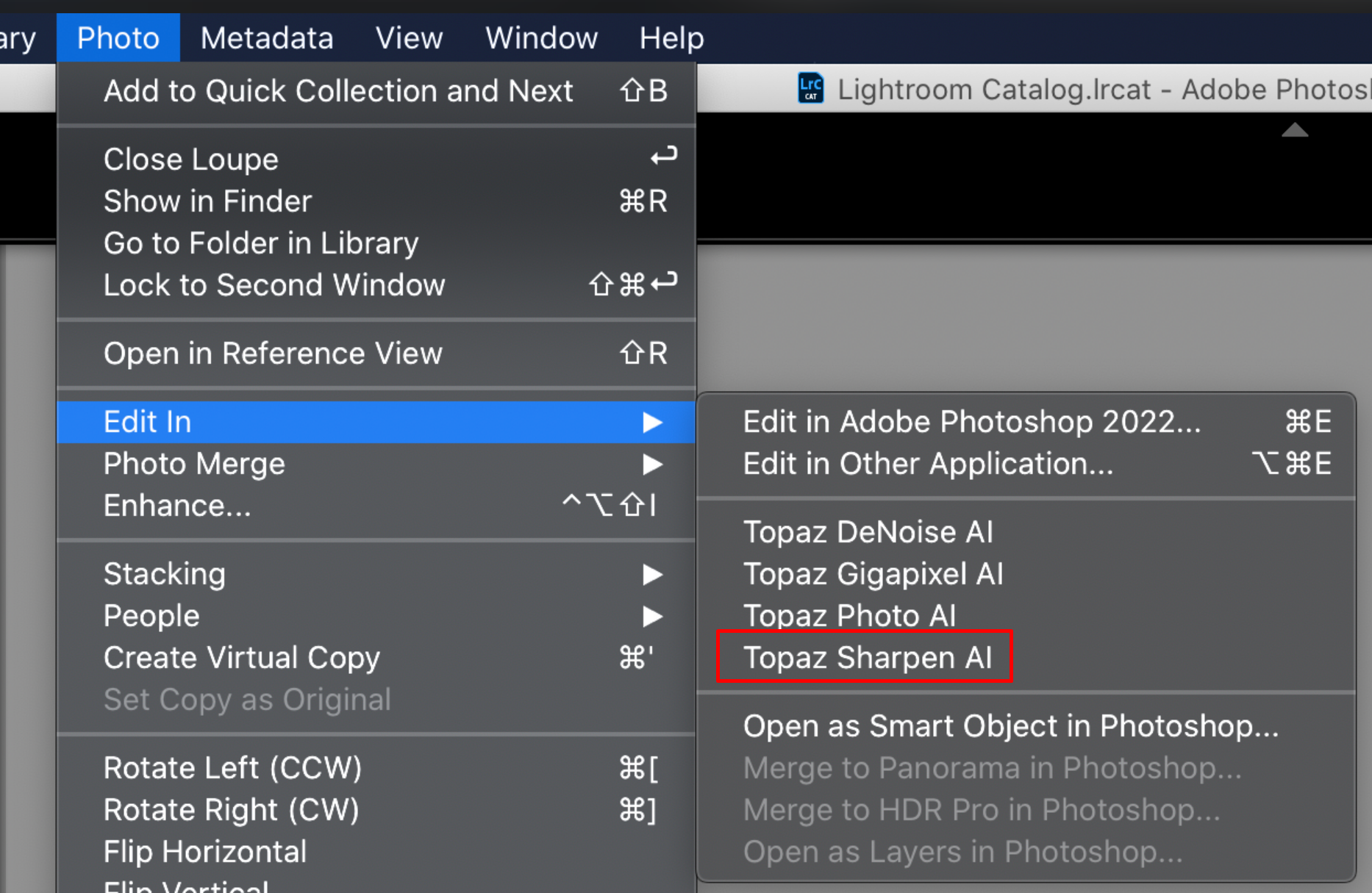 Sharpen AI Preset