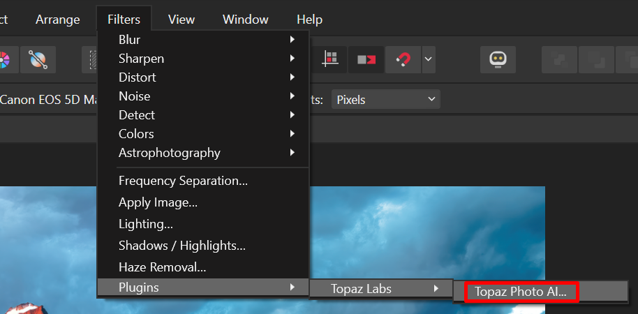 will affinity photo work with topaz plugins