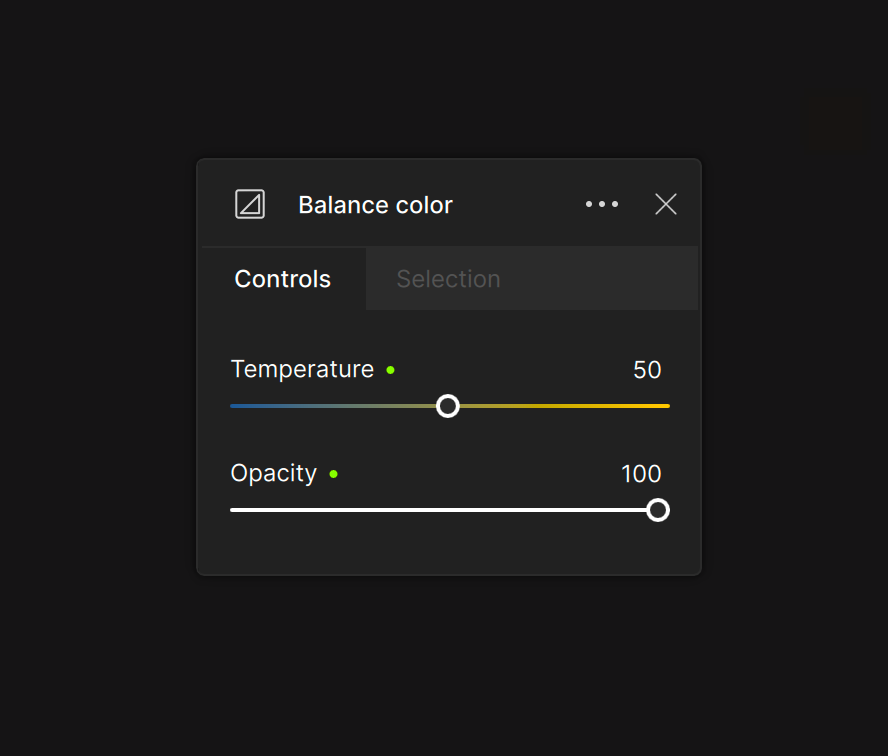 Balance Color Controls