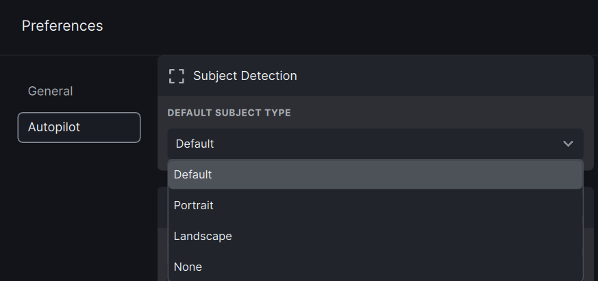 Default Subject Type