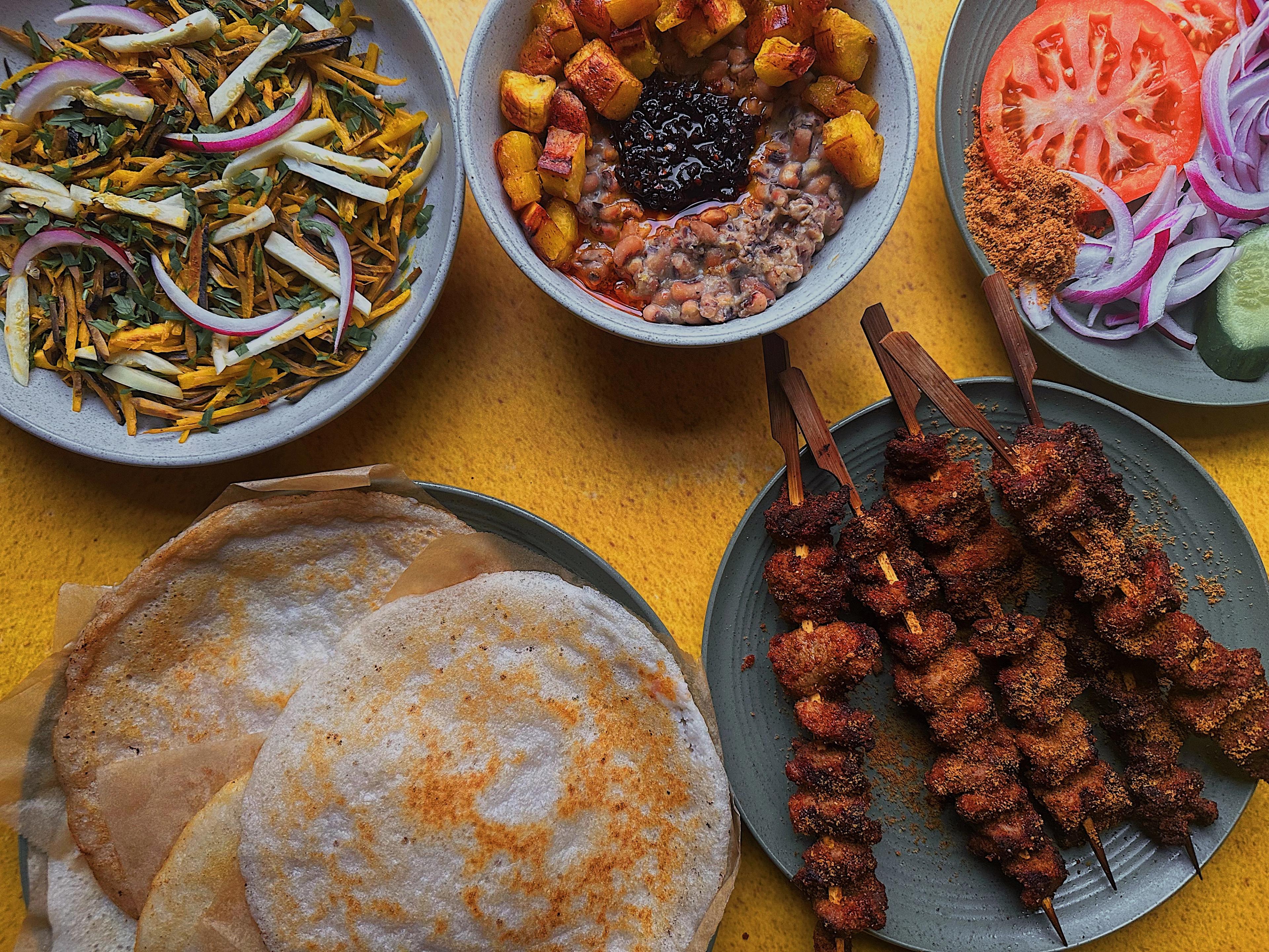 Nigerian street food feast
