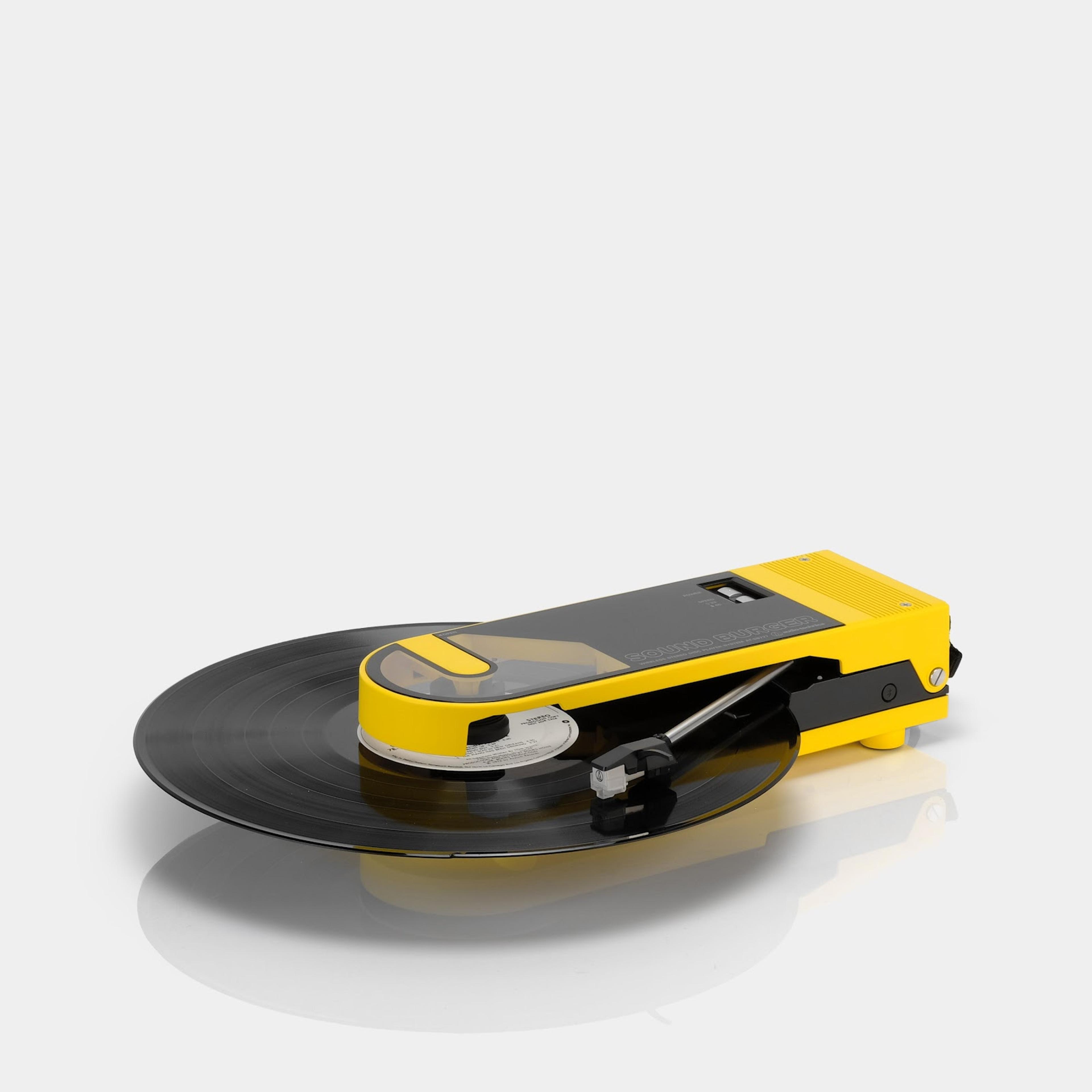 Audio-Technica AT-SB727-BK Sound Burger Compact Portable Turntable