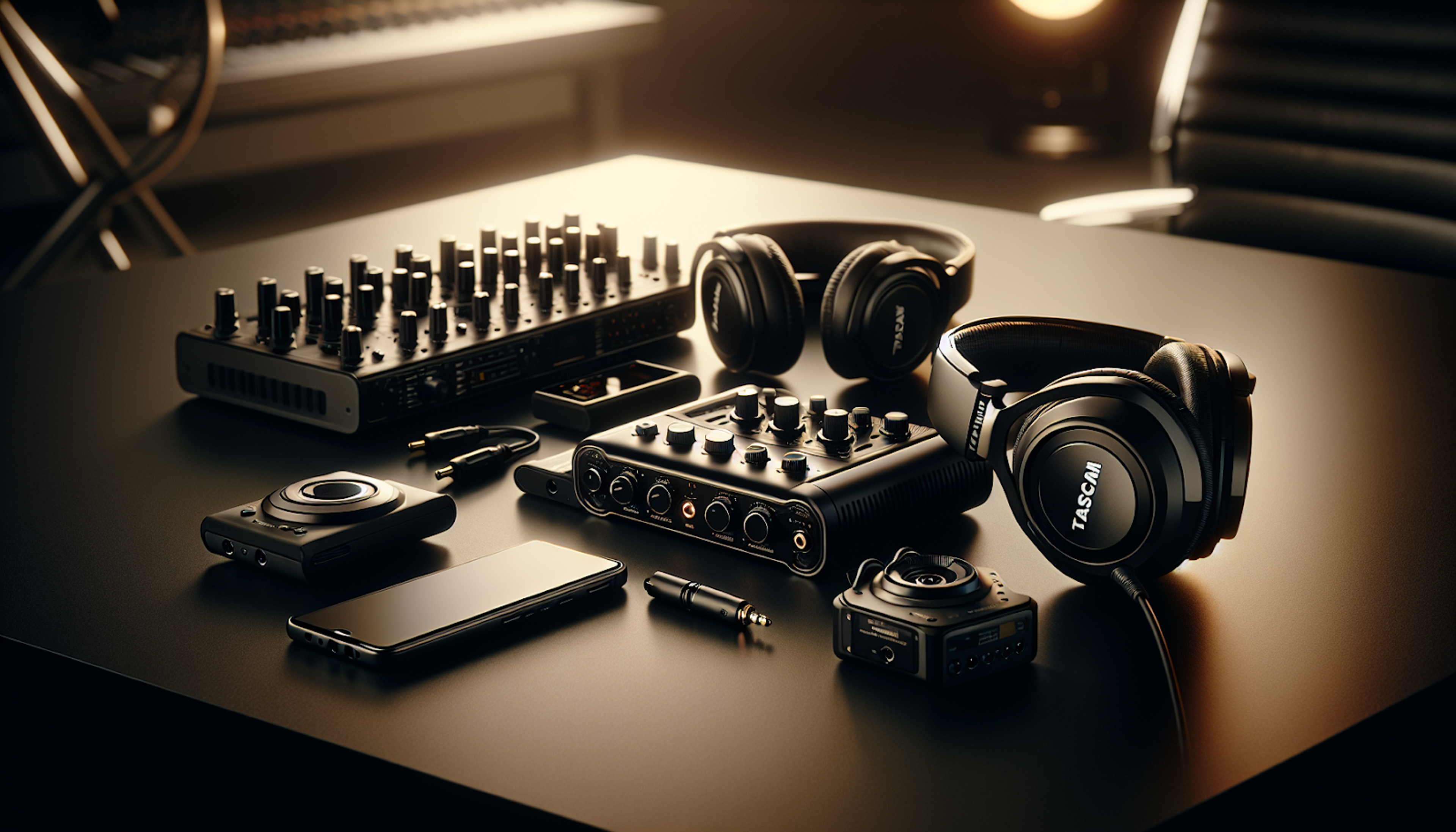 Essential Tascam accessories for audio equipment