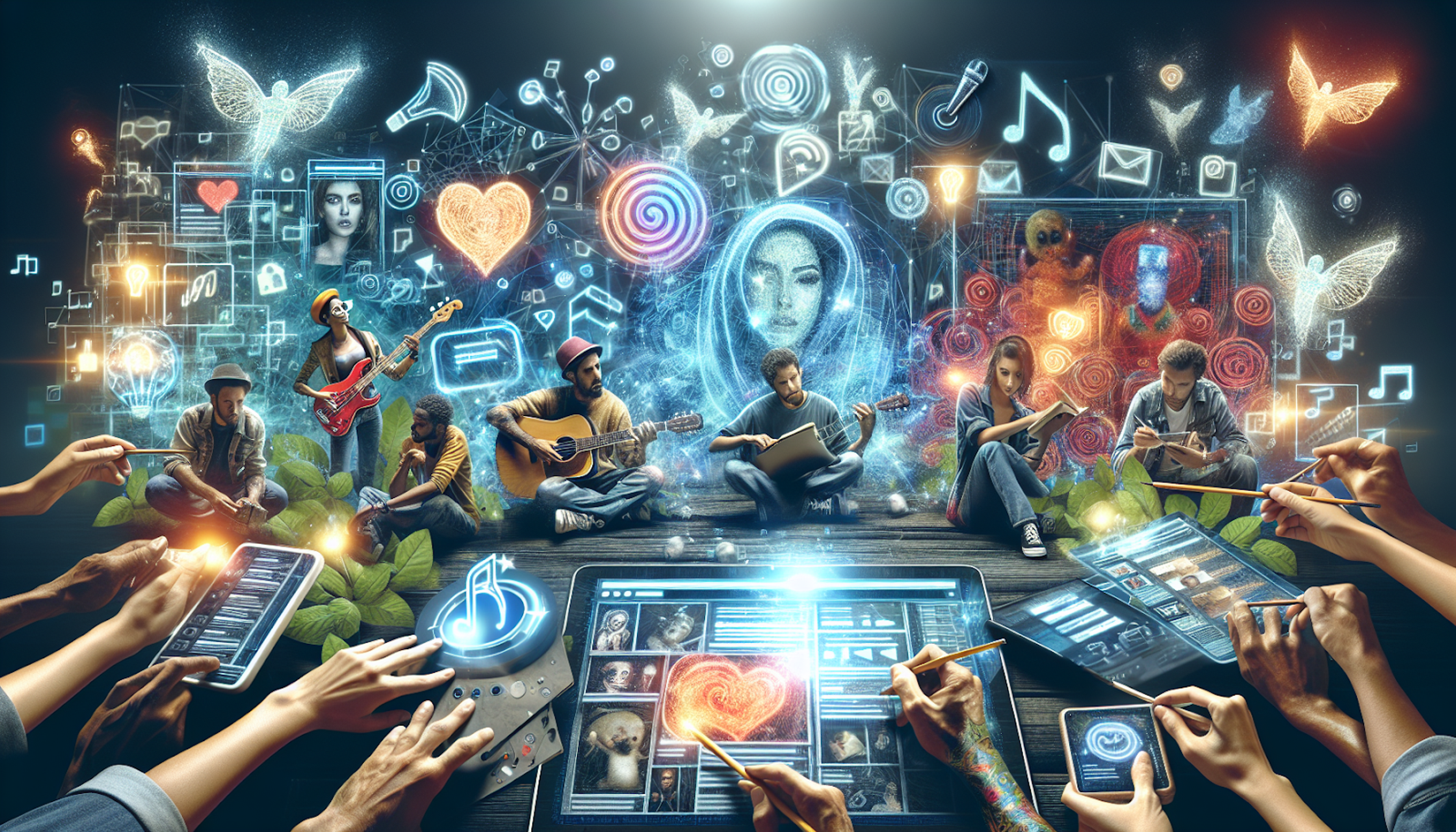 TuneCore promotional tools for artists on social media platforms