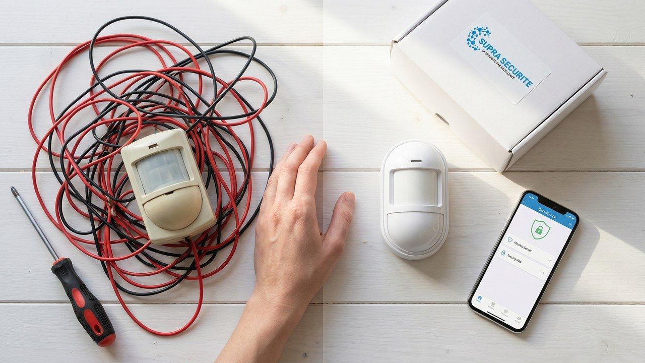 Alarme maison : filaire vs sans fil