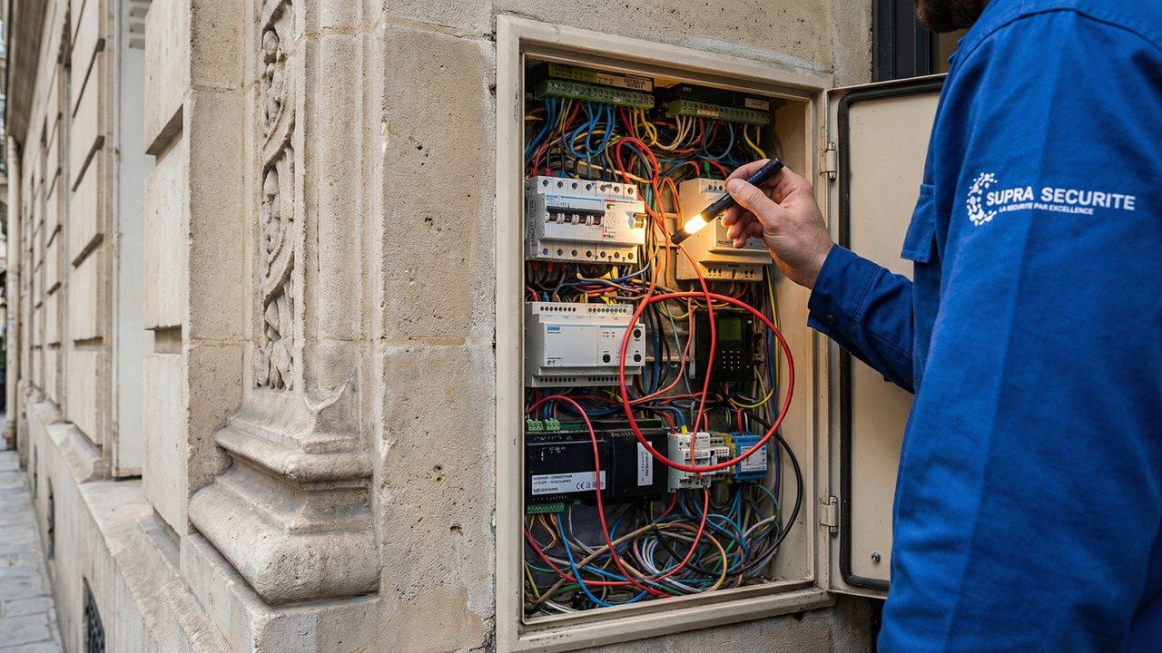 Contrôle d'accès pour copropriété à Paris 17e