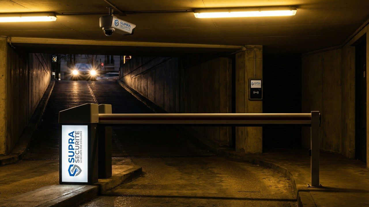 Contrôle d'accès pour parking souterrain