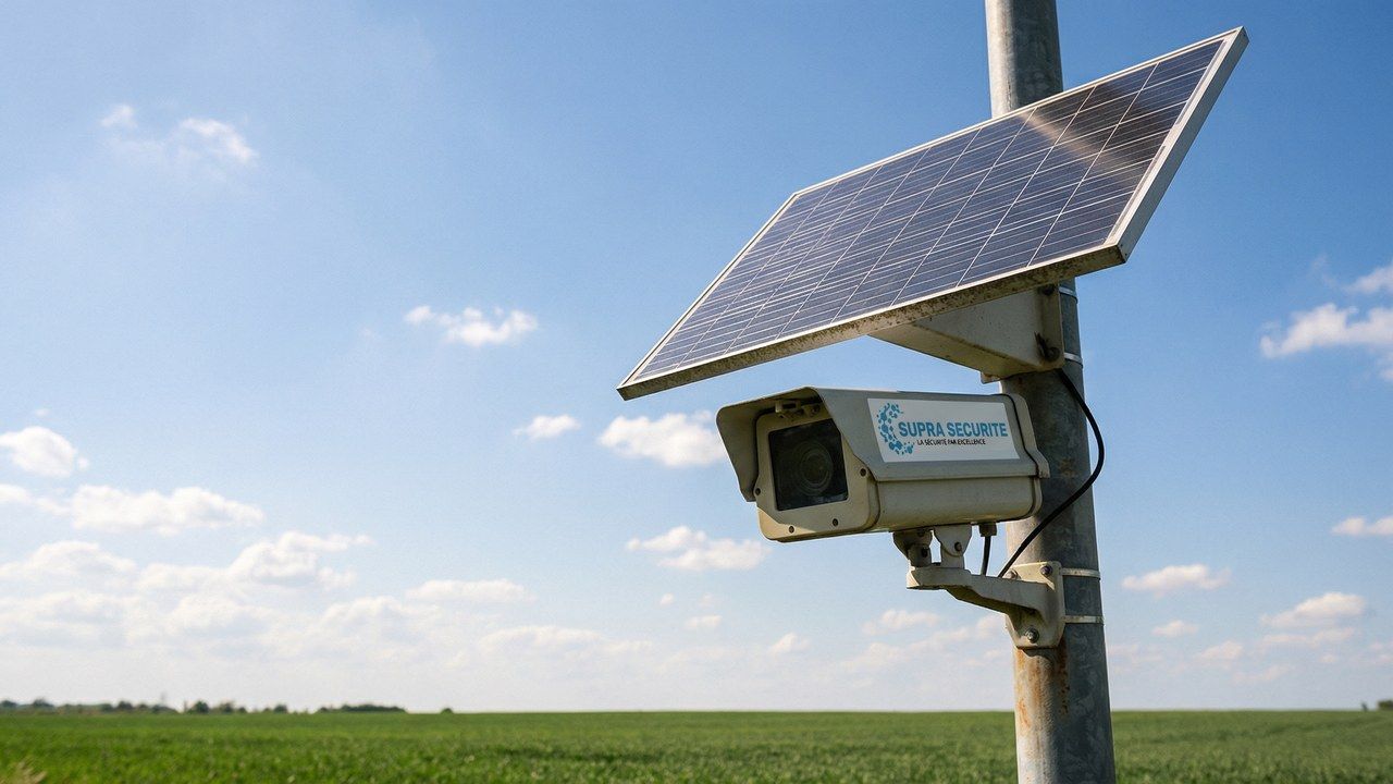 Vidéosurveillance solaire : surveillance autonome pour jardins