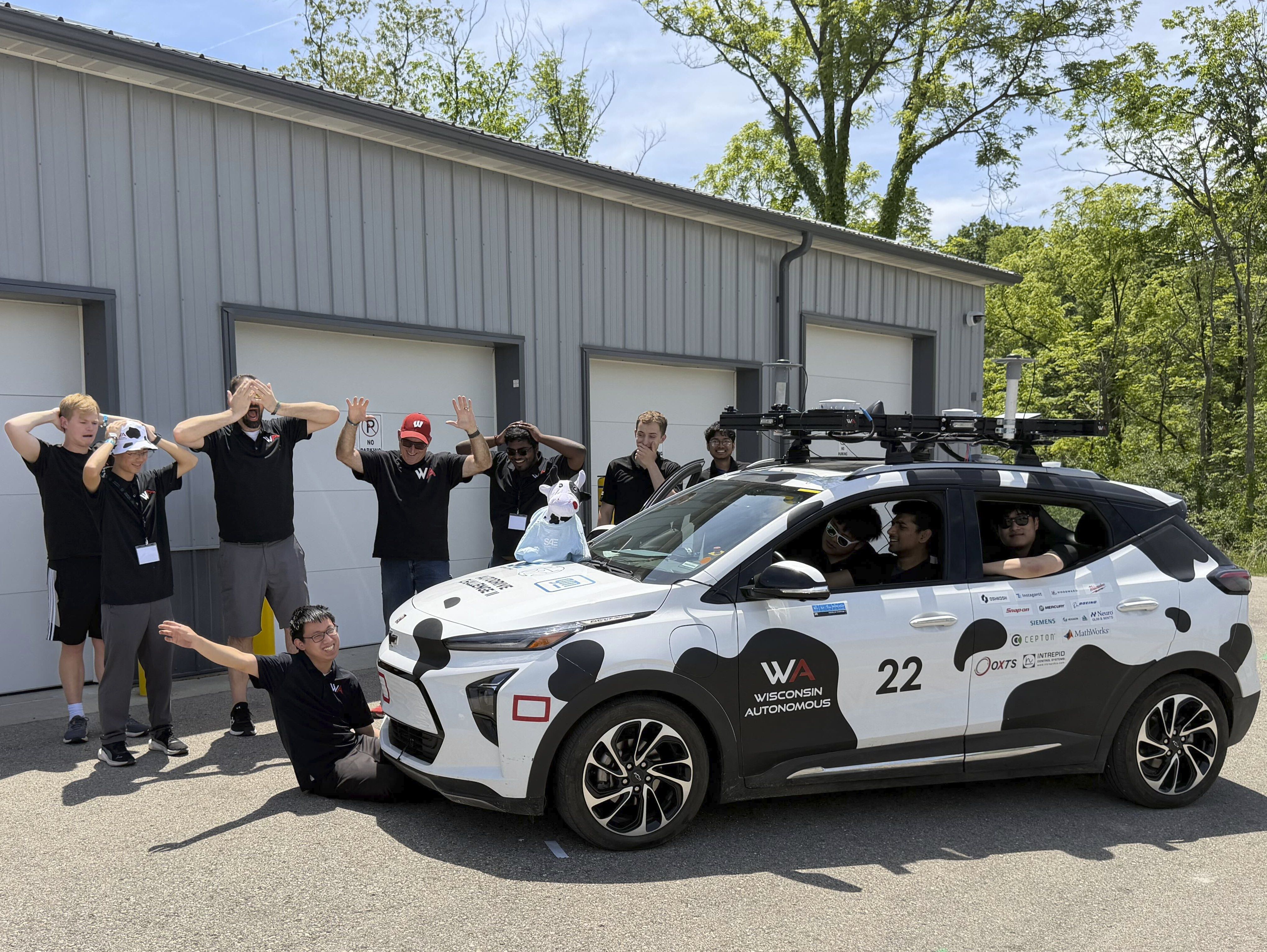 Engineering vehicle bay at Summer Competition