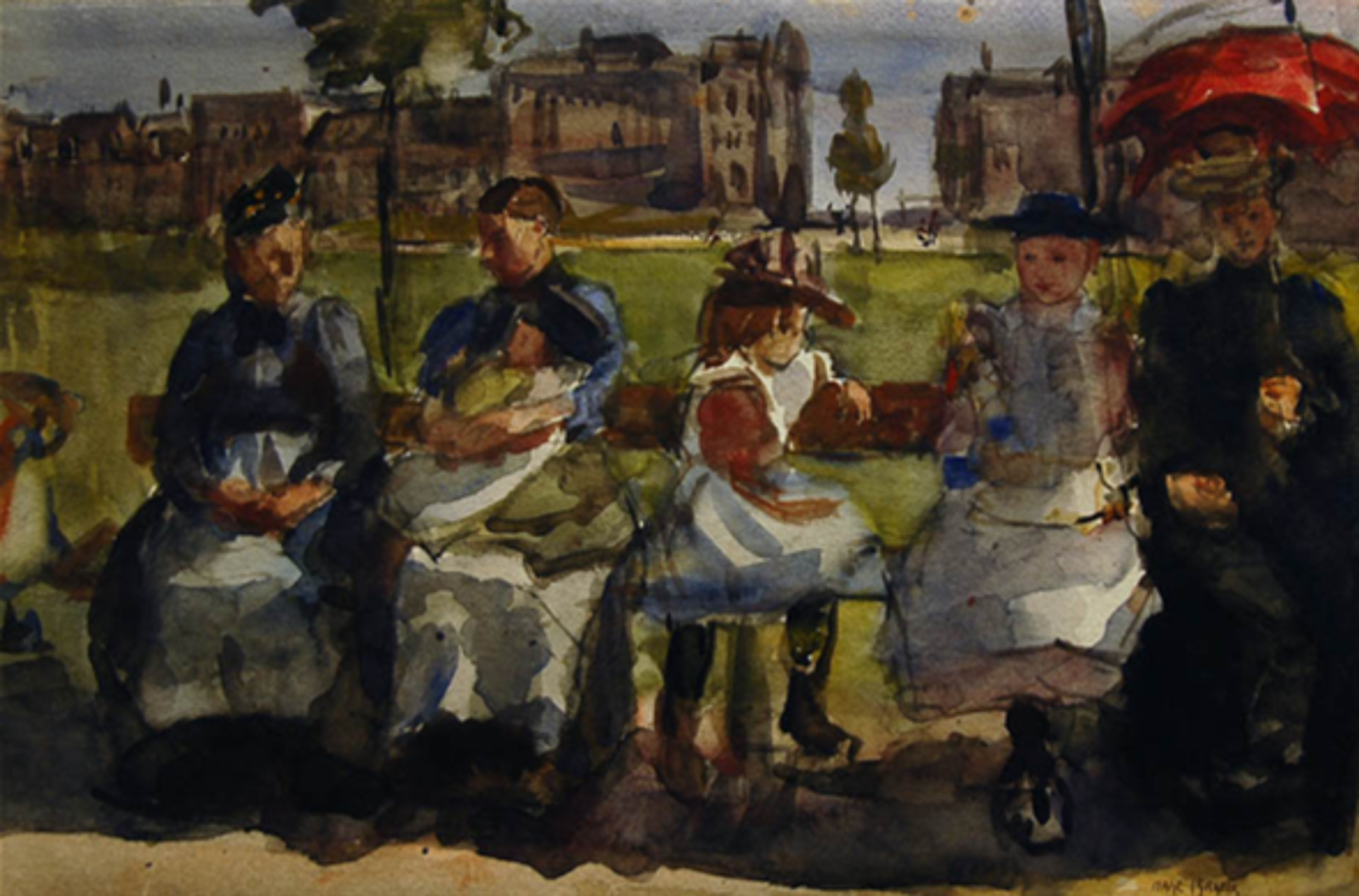 Isaac Israels, Op de bank, ca. 1894-1900, Frans Hals Museum, Haarlem
