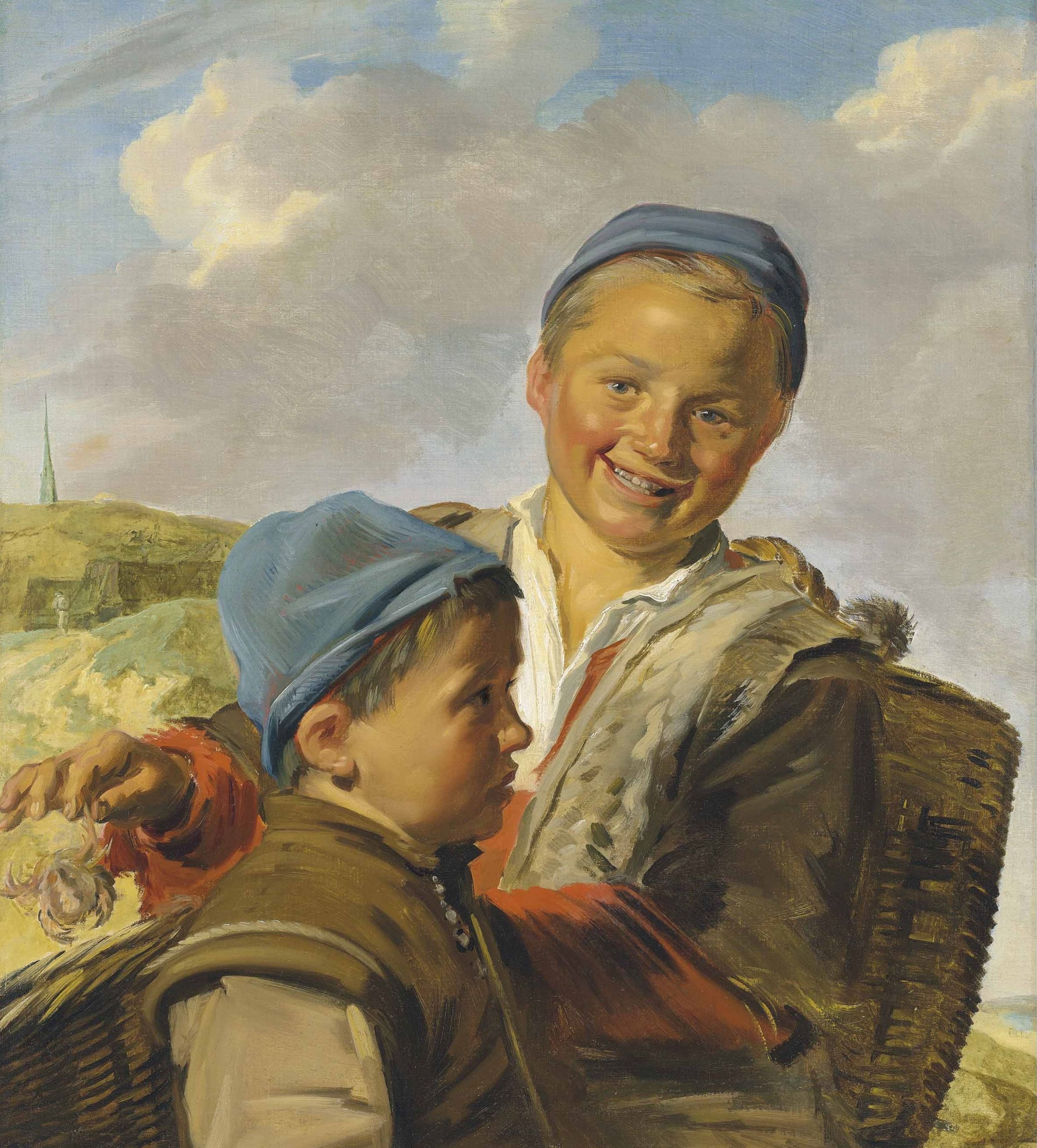 Twee vissersjongens door Frans Hals