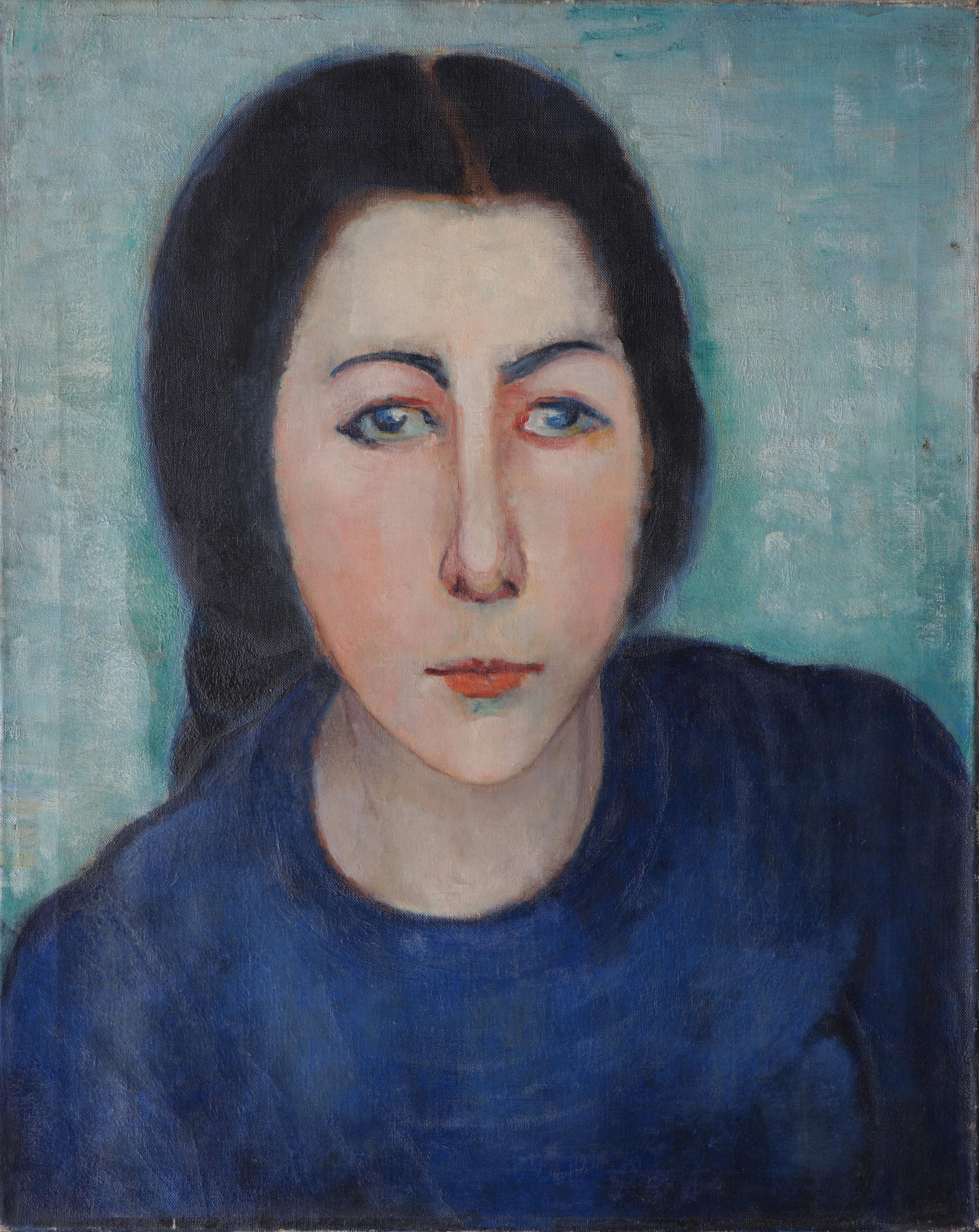 Else Berg, Portret van jonge vrouw, ca. 1913