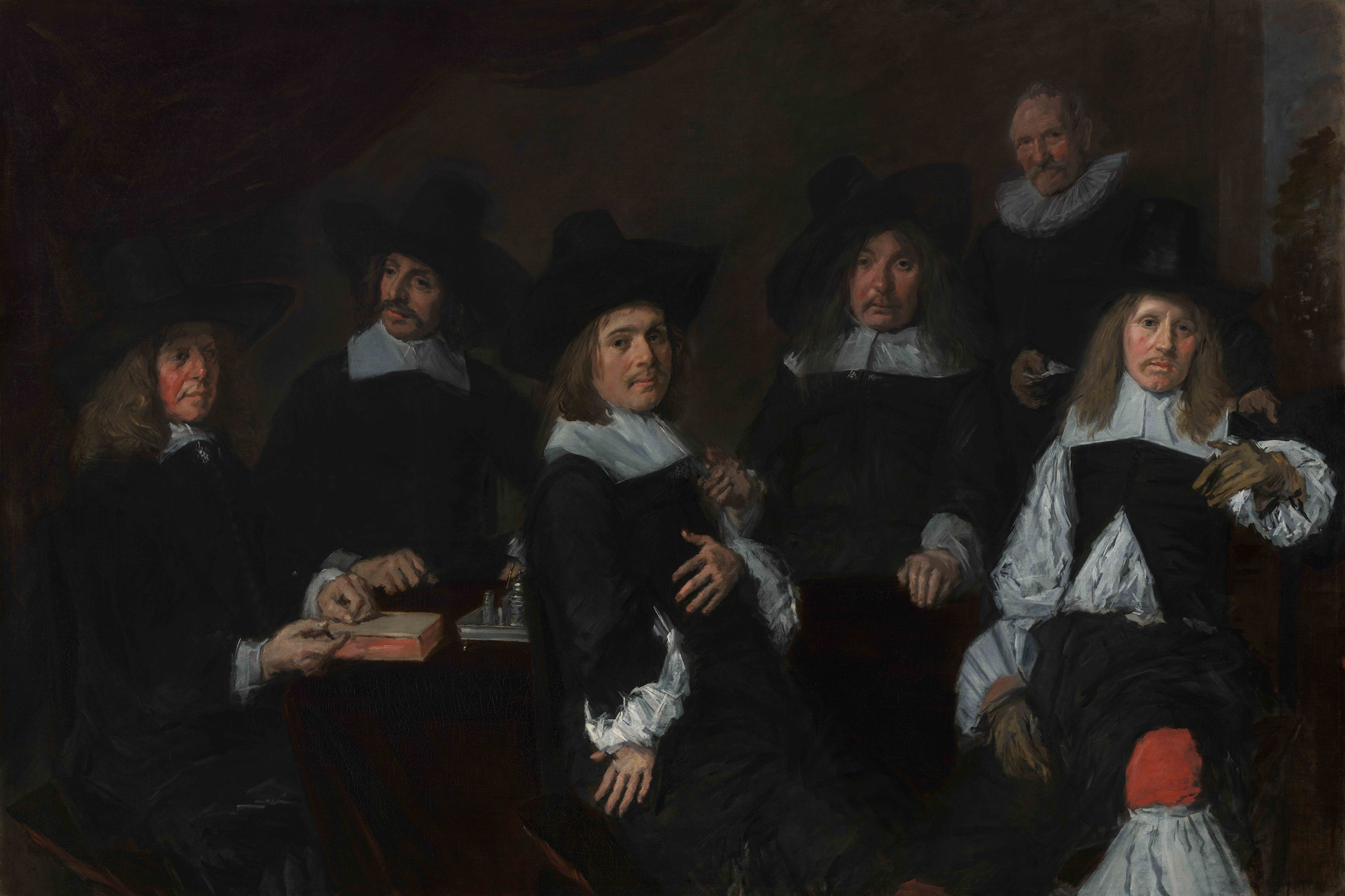 Frans Hals, Regenten van het Oudemannenhuis, ca. 1664, Frans Hals Museum, Haarlem.